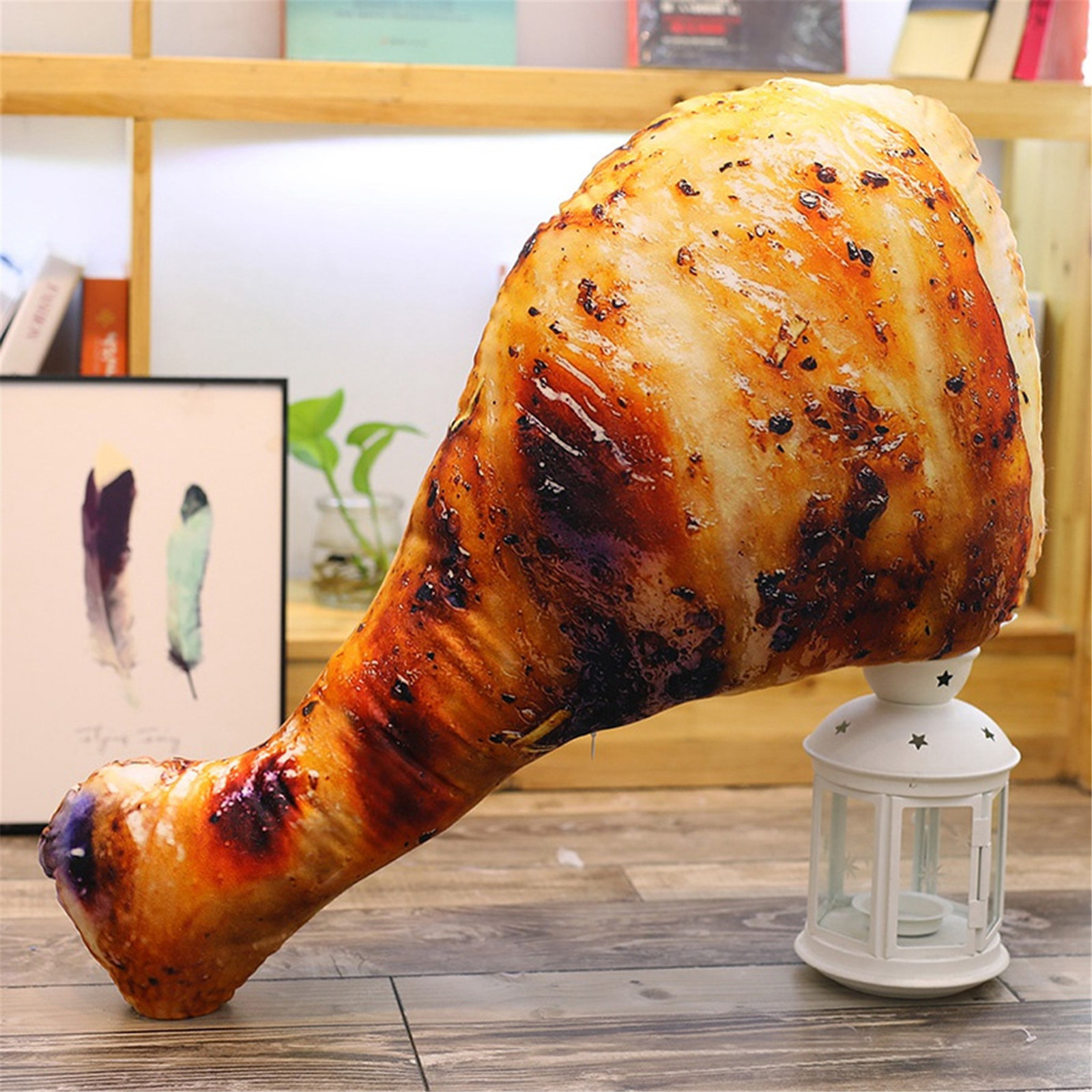 Herrnalise Fortnite toys Simulation Food Pillow Doll Toy Creative And Funny Barbecue Pillow